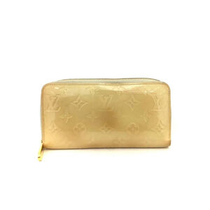 Louis Vuitton Vernis Enamel Patent Leather Zippy Zip Around Long Wallet /5L0370